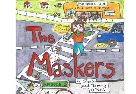 The Maskers Comic by Shea and Tommy O'Neil