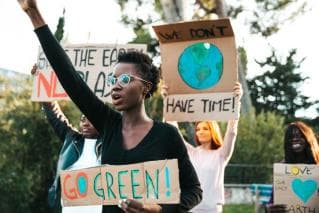 Climate change protesters