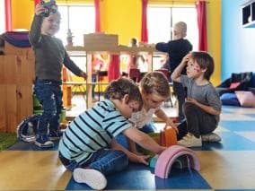 Children playing at nursery