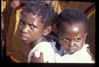 Two children from Cameroon