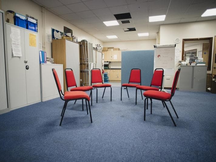 Chairs in a rehabilitation centre