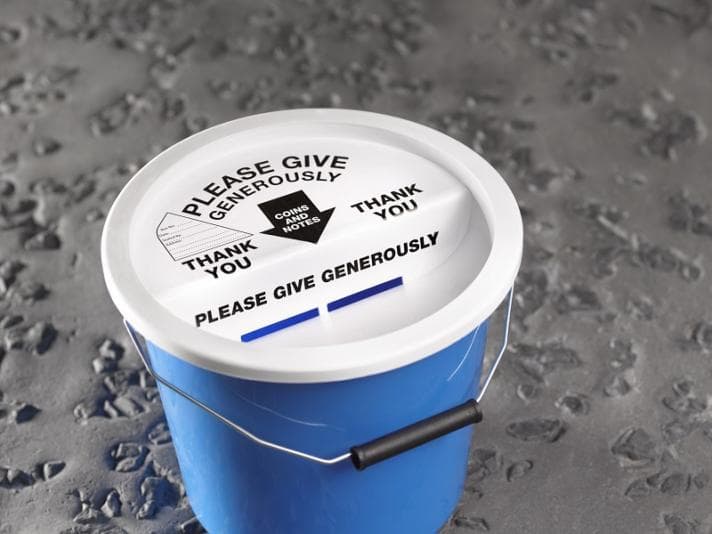 Donation bucket