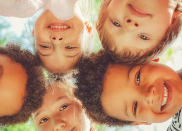 Group of smiling children