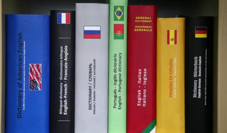 Dictionaries for different languages