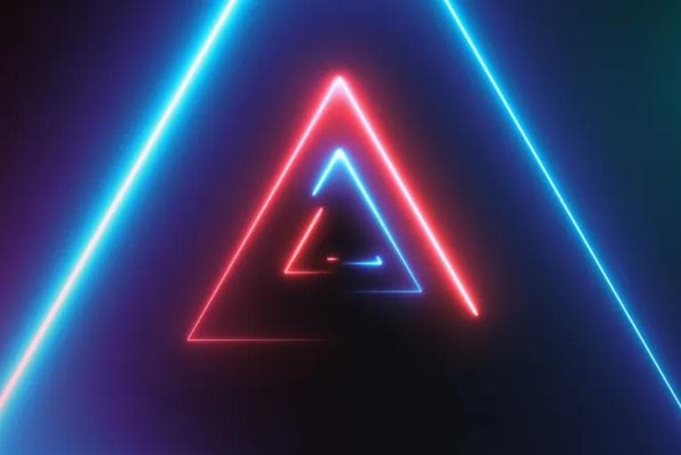 Neon triangles