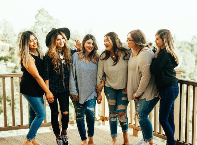 Group of women laughing