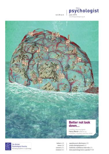 Psychologist front cover June 2015