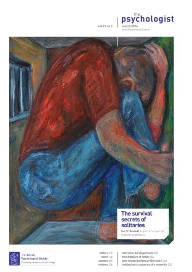 Psychologist front cover March 2016