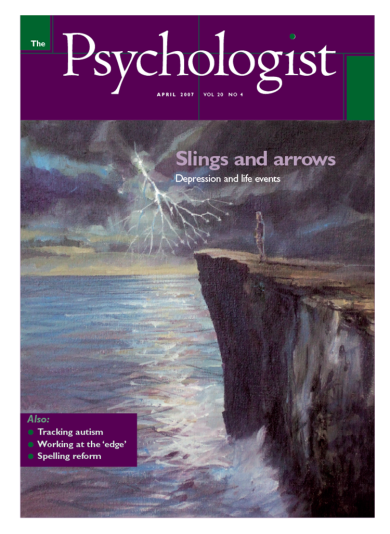 Psychologist front cover April 2007