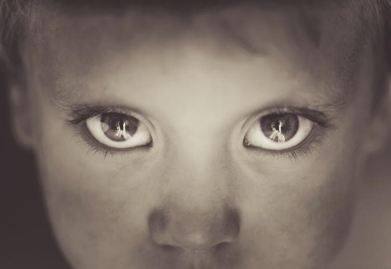 Child's eyes