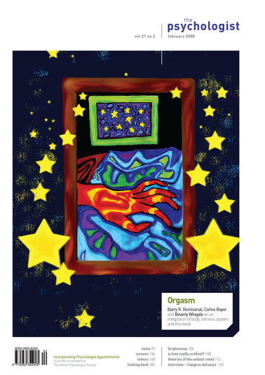 Psychologist front cover February 2008