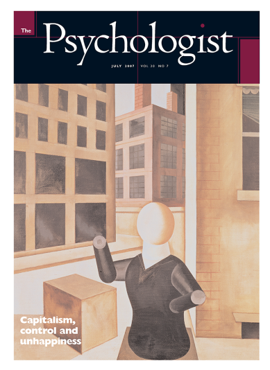 Psychologist front cover July 2007