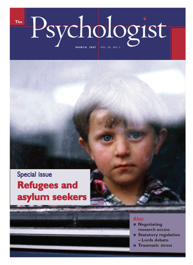 Psychologist front cover March 2007