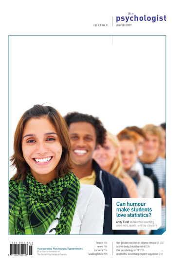 Psychologist front cover March 2009