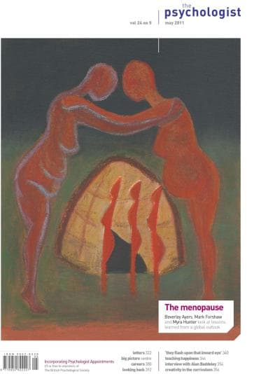 Psychologist front cover May 2011