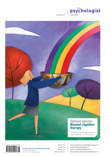 Psychologist front cover May 2009