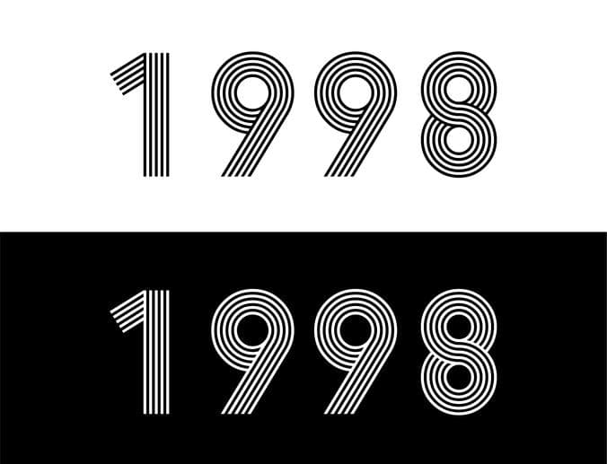 1998 year graphic