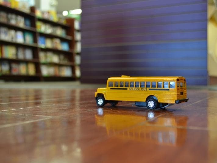 Toy school bus