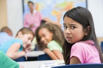 Girl being bullied