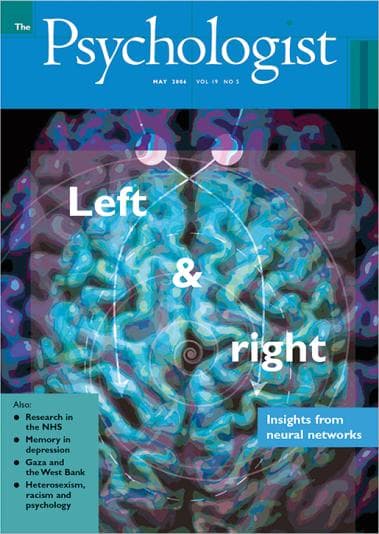 The Psychologist May 2006 cover