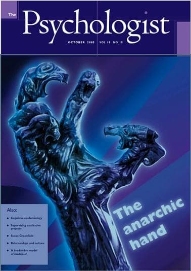 The Psychologist October 2005 cover