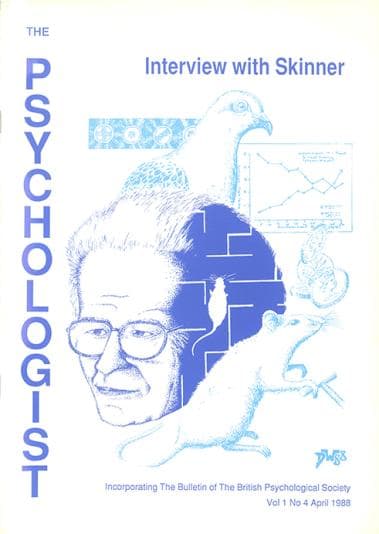 The Psychologist April 1988 cover