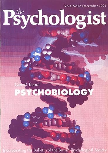 The Psychologist December 1991 cover