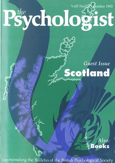 The Psychologist December 1992