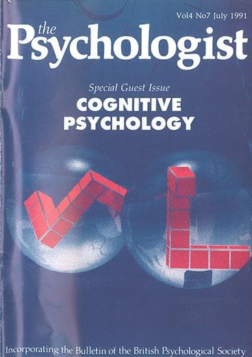 The Psychologist July 1991 cover