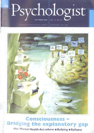 The Psychologist October 2001 cover