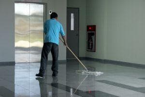 Mopping floor