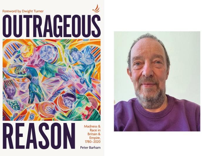 Peter Barham with book, Outrageous Reason