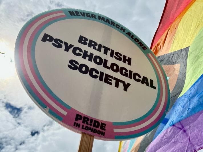 BPS Pride In London sign