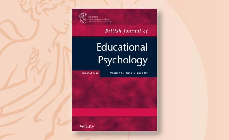 British Journal of Educational Psychology front cover