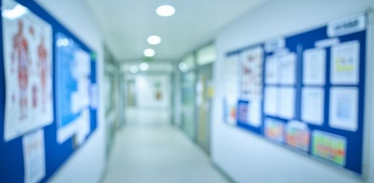 UK hospital interior